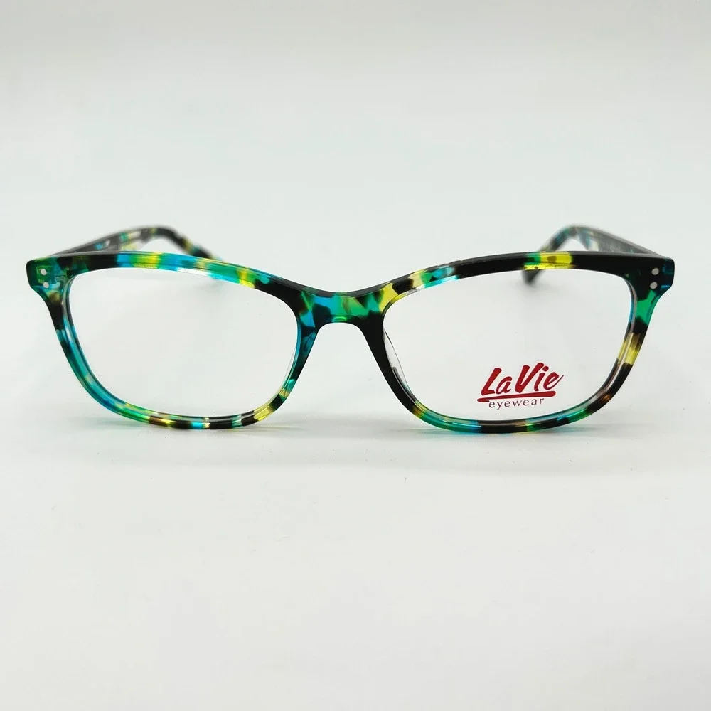 Womens Eyeglasses Frames LaVie Eyewear 2144 Size 53-17-140 Emerald Demi Teal NEW